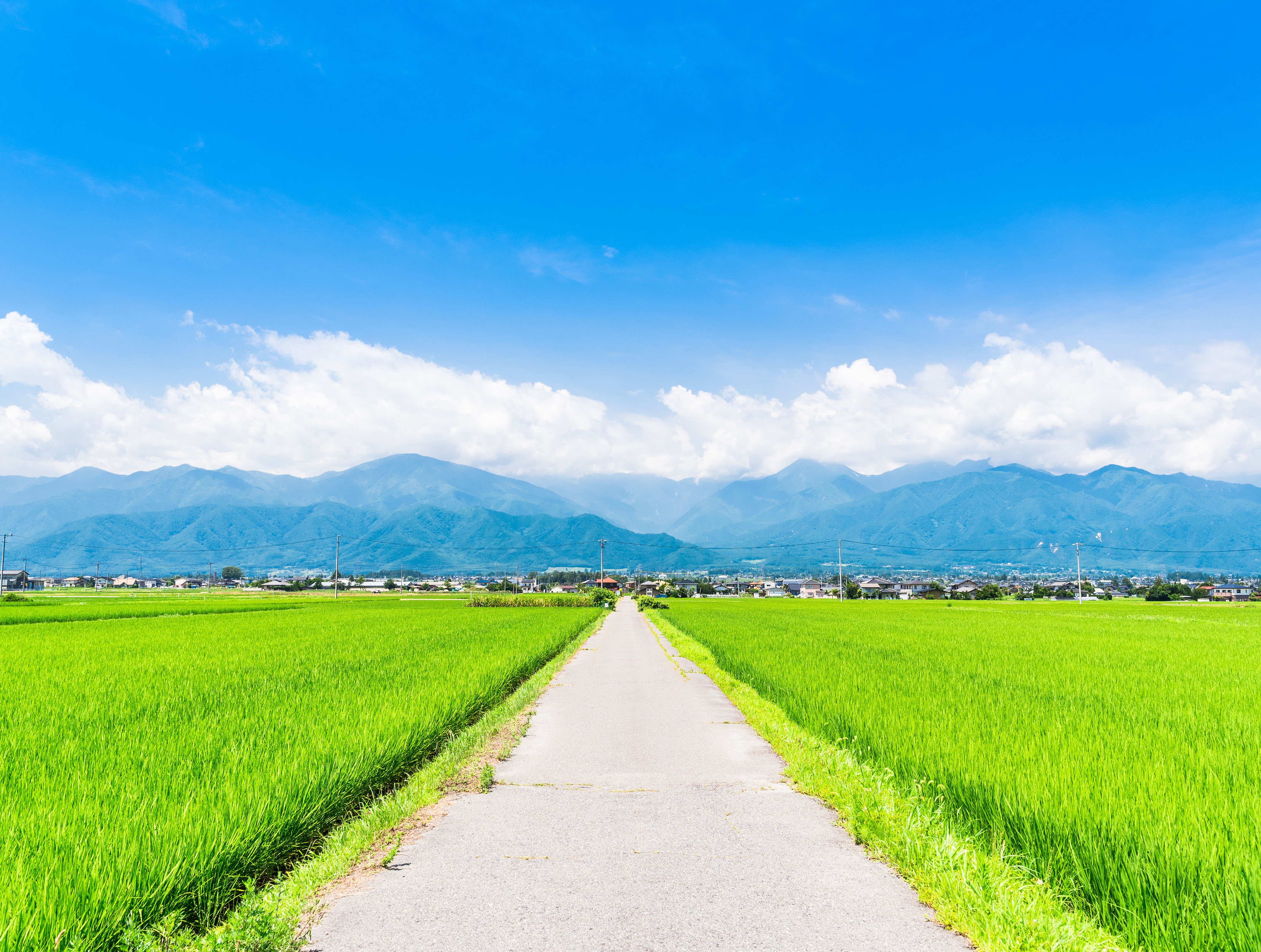 安曇野の景色